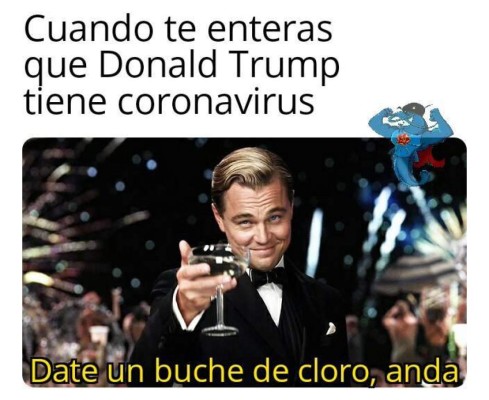Trump confirma que se infectó de covid-19 y explota ola de crueles memes