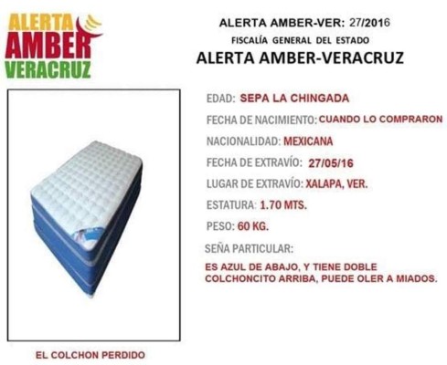 Joven pierde el colchón de su cama y se convierte en fenómeno viral en las redes sociales