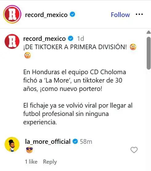 Lo que dicen en México sobre fichaje de La More por el Choloma de Liga Nacional