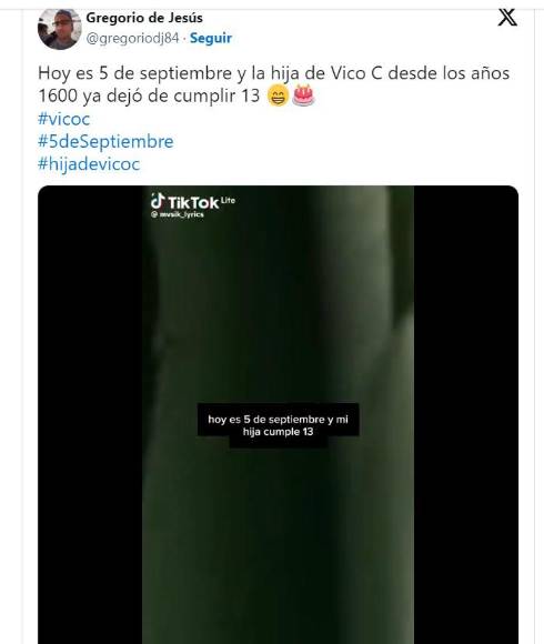 Hoy es 5 de septiembre y la hija de Vico C cumple 33 años: estos son los imperdibles memes