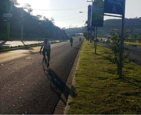 Un éxito, el simulacro de la Cuarta Vuelta Ciclística de Tegucigalpa