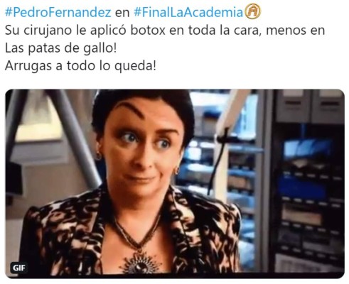 Pedro Fernández blanco de memes por su rostro y voz en La Academia
