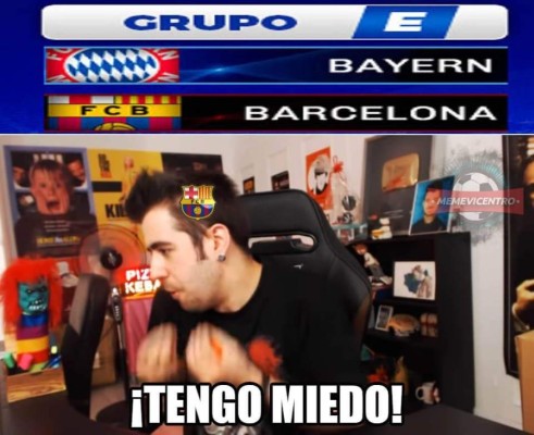 Los divertidos memes que dejó el sorteo de la fase de grupos de la Champions League