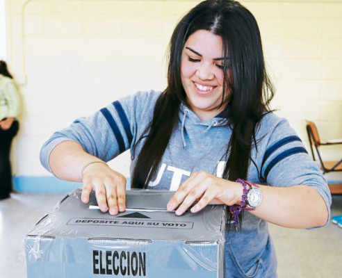 Los hondureños que votaron por primera vez