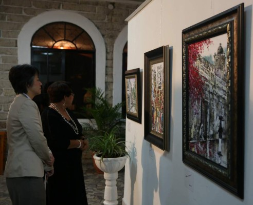 Tegucigalpa en los trazos de Francisco Pinto Rodezno