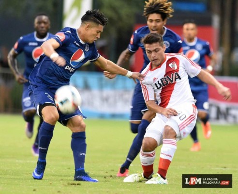 Las mejores imágenes del juego entre Motagua y River Plate