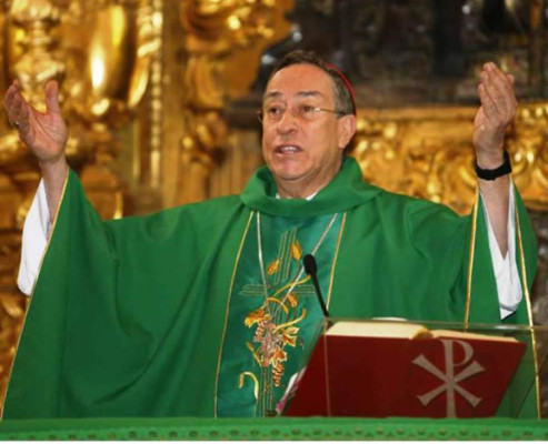 Cardenal hondureño celebra 35 años de obispado