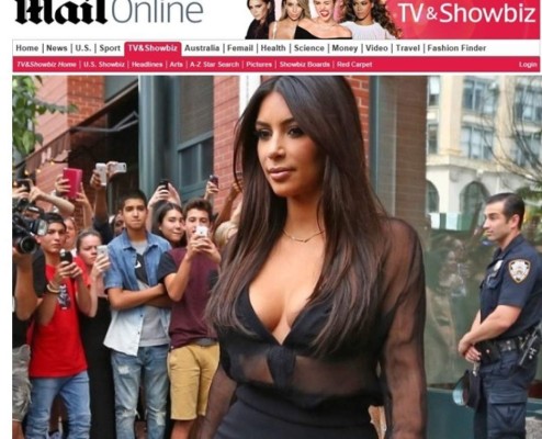 Kim Kardashian alborotó a la policía de Nueva York