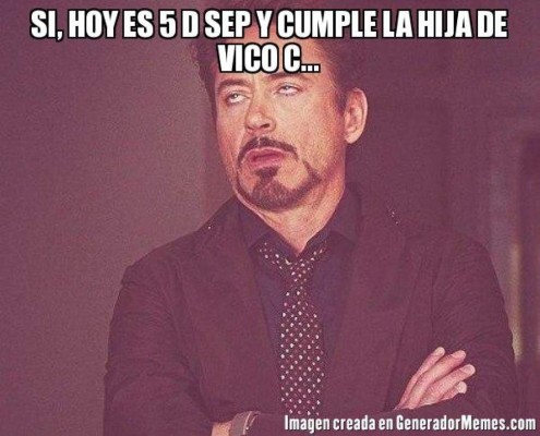 Memes: 'Hoy es 5 de septiembre', pero la hija de Vico C no cumple 13, sino 30