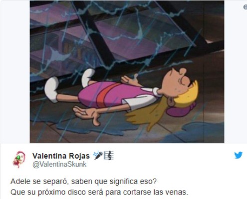 Memes sobre el divorcio de Adele y su esposo inundan las redes sociales