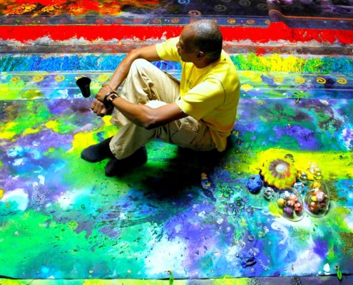 Santos Arzú exhibe 'Alfombras'