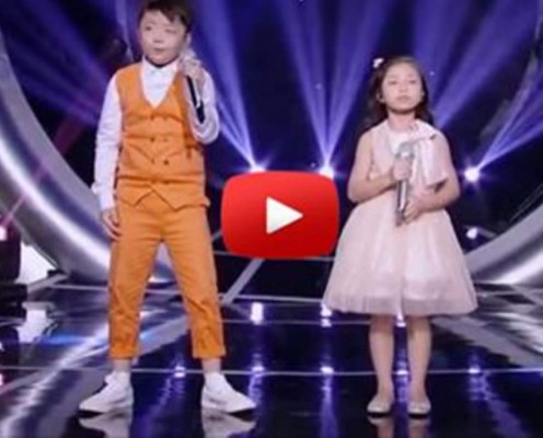 Niños sorprenden en el escenario