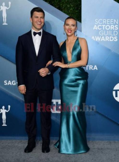 FOTOS: Bellísima lució Scarlett Johansson en la alfombra de los SAG Awards 2020