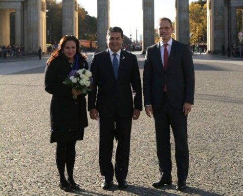 Presidente hondureño se reúne con alcalde de Berlín&nbsp;&nbsp;&nbsp;