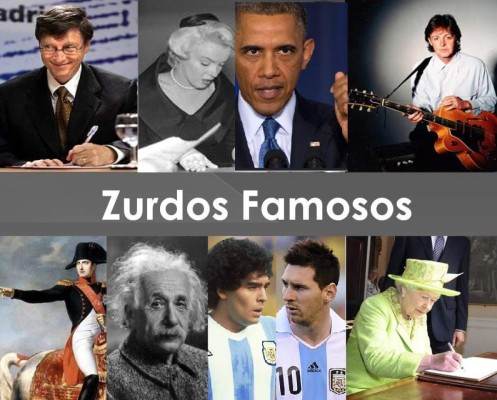 Los zurdos más famosos del mundo