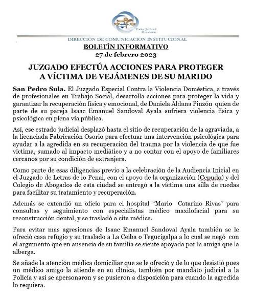 Le entregan silla de ruedas y le ofrecen trasladarse de ciudad: lo último sobre Daniela Aldana, la tiktoker colombiana agredida por su novio en San Pedro Sula