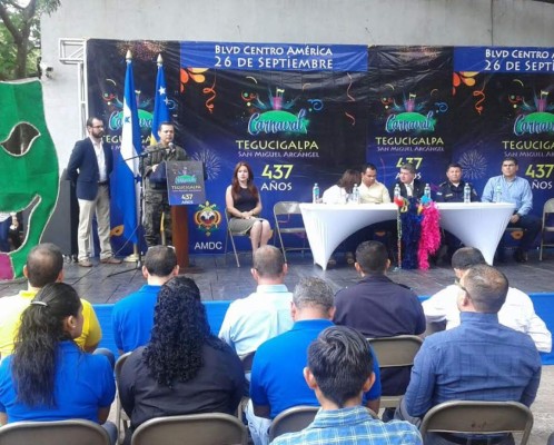 26 de septiembre celebrarán carnaval de Tegucigalpa