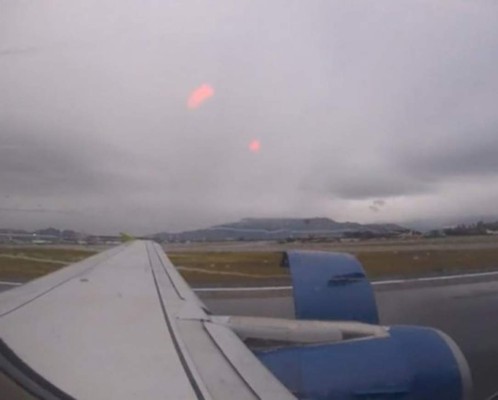 Avión se desarma en Chile