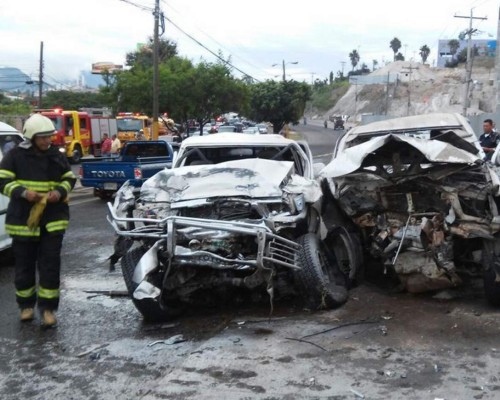 Honduras: Tiroteo provocó tragedia vial en el bulevar FFAA