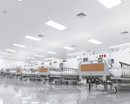 Las primeras imágenes del exclusivo hospital para covid-19 en El Salvador