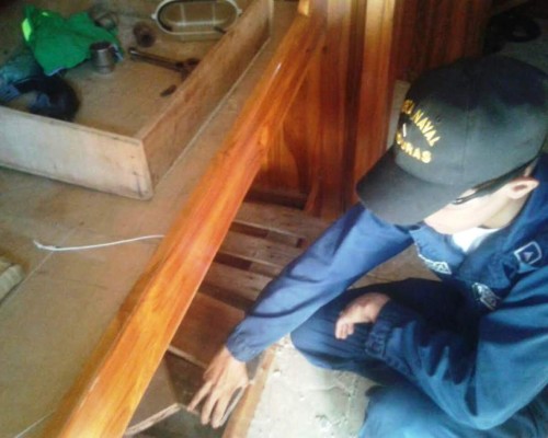 Buque colombiano transportaba 120 kilos de cocaína