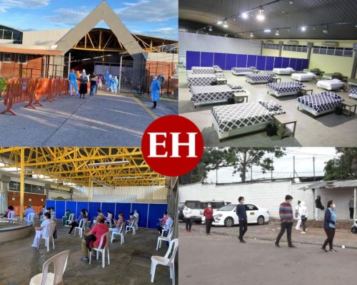 FOTOS: Así es el nuevo centro de triaje en Infop para pacientes con covid-19