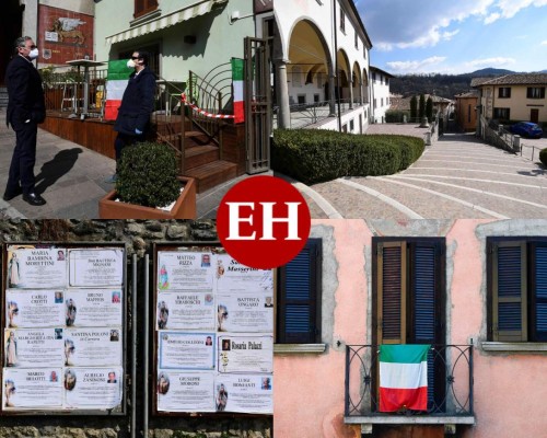 FOTOS: Vertova, el pueblo italiano donde el Covid-19 es más mortal que la guerra