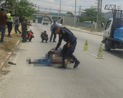 Muere atropellado por una volqueta tras matar a su exjefe