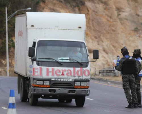 FOTOS: Estrictos protocolos para transitar por Tegucigalpa en cuarentena