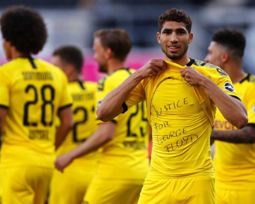 La Federación Alemana de Fútbol no sanciona los homenajes a George Floyd