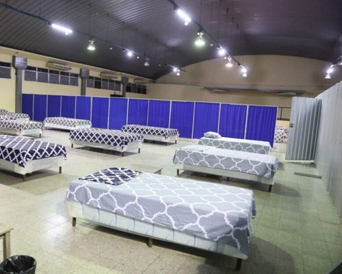 FOTOS: Así es el nuevo centro de triaje en Infop para pacientes con covid-19