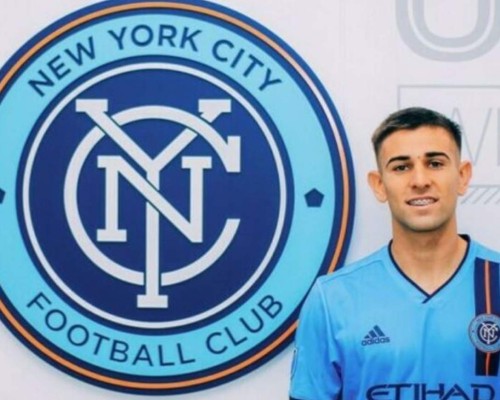 Mediocampista uruguayo Nicolás Acevedo firma por New York City de MLS