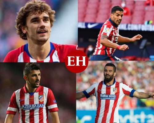 Estos son los 10 futbolistas que vistieron la camisa del Barcelona y también la del Atlético de Madrid. Foto: cortesía y AFP.