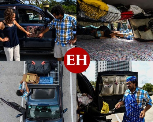 FOTOS: El calvario de dos trotamudos varados en Florida por el Covid-19