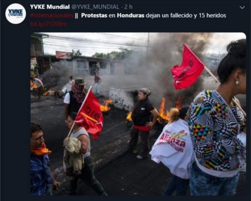 FOTOS: Las violentas protestas de Honduras en los medios internacionales
