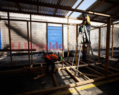 FOTOS: Así avanza la reconstrucción en los mercados de Comayagüela