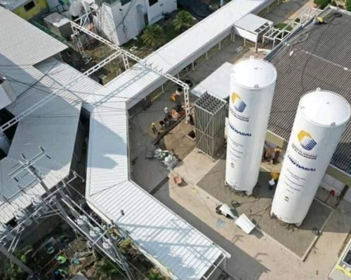 Las primeras imágenes del exclusivo hospital para covid-19 en El Salvador