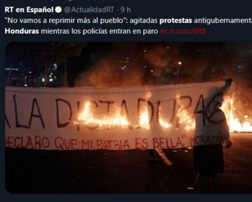 FOTOS: Las violentas protestas de Honduras en los medios internacionales