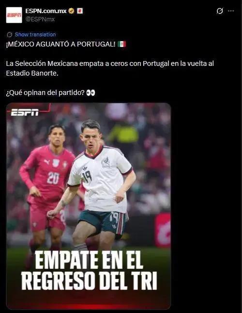 La reacción de la prensa luego del resultado de México ante Portugal: Una vergüenza