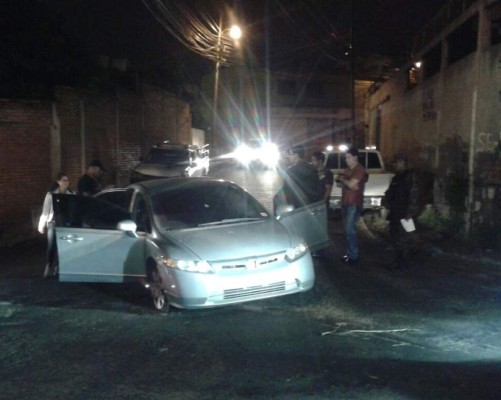 Honduras: Huyen con carros robados tras tiroteo con la Policía