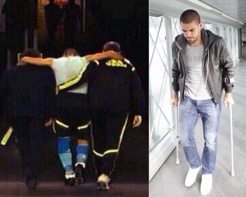 Víctor Valdés estará seis semanas de baja