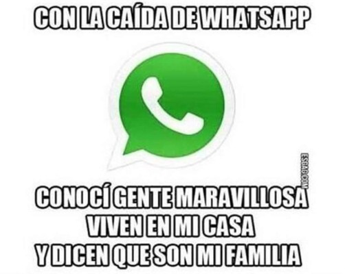 Usuarios destrozan a WhatsApp con crueles memes tras caída mundial
