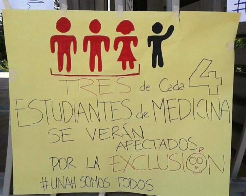 Estudiantes indignados descartan diálogo con autoridades de la UNAH