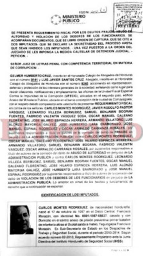 Informe forense de Ufecic-Maccih indica que equipo está en bodegas