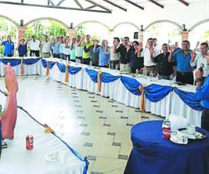 El candidato presidencial nacionalista estuvo en El Paraíso, pidió unidad y convicción al votar.