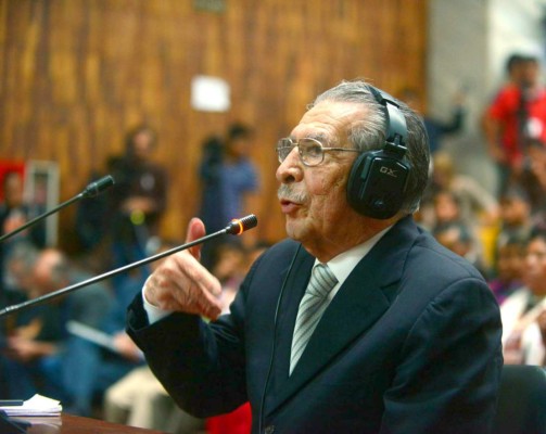 Rechazan amnistía a exdictador Ríos Montt