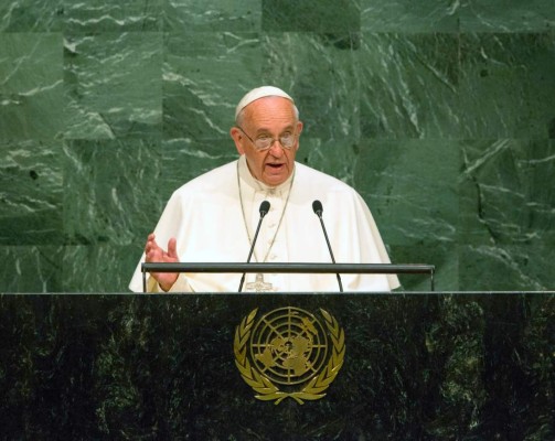 El Papa Francisco en la ONU