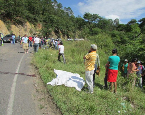 Dos muertos en accidente vial en carretera de Tegucigalpa a Danlí