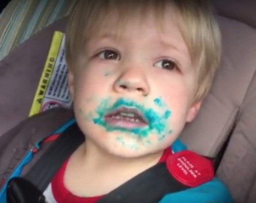 Niño niega haberse comido el ‘cupcake’