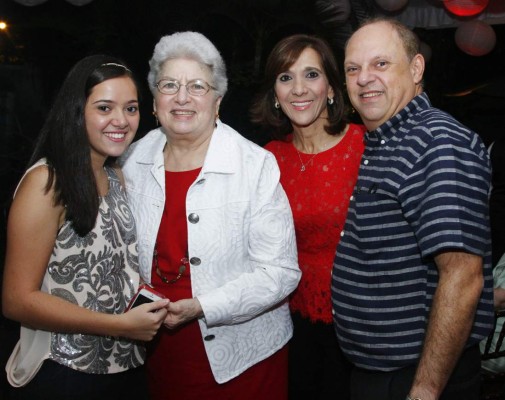 Memorable reunión familiar